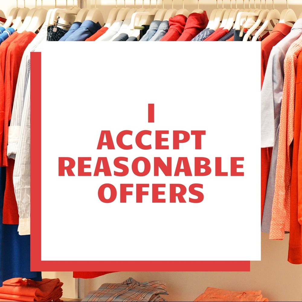 Accepting all reasonable offers 🛍📦